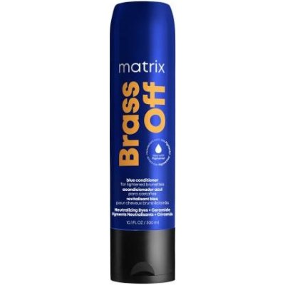 Matrix Brass Off Blue Conditioner 300 ml kondicionér na odstránenie mosadzných tónov z hnedých vlasov pre ženy