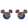 Disney Hravé strieborné náušnice kôstky Mickey Mouse E902878RRML-B