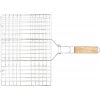 Slovakia Trend Strend Pro 2213015 - Opekač Grill, na mäso s drevenou rúčkou, 41x60x1,5 cm