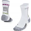 Vysoké funkčné ponožky Under Armour AD RUN CUSHION MID (1 PAIR) biele 1376076-103 - S