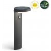 Philips 8719514476974 Tyla solárny exteriérový stĺpik LED so senzorom 1,2W 255lm/55lm 4000K antracit