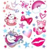 Textilné samolepky Unicorn, hárok 15 × 21 cm