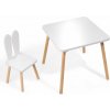 Detský rastúci set - stolček a stolička s uškami