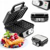 Vaflovač Huslog AK-2149 1200 W strieborný/sivý