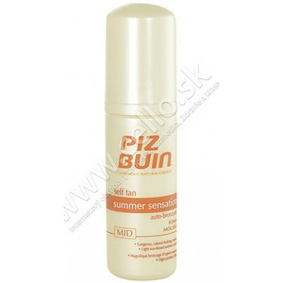 Piz Buin Summer Sensation Self Tan Foam Mid samoopaľovací pena 50 ml