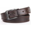Scorteus Pánsky kožený opasok SC 20507/2 tm. hnedý