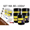 SET na 80-100m2 (110kg) - 5xTekutá guma ALFEMA TG500 hnedá 20 kg, 2x Penetrácia ALF PR40 5kg, 2x Geotextília malá, náradie