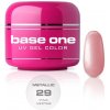 Silcare Gel Base One Metallic pink Nectar 29 5 g