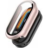VSETKONAMOBIL 117838 PC FULL COVER Plastový kryt so sklom pre Xiaomi Smart Band 10 / 10 NFC metalický ružový