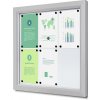 Jansen Display Venkovní uzamykatelná vitrína Slim 6 x A4, 750 x 705 mm