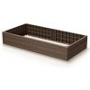 Prosperplast Vyvýšený záhon BASE WOODY hnedý 149,2 cm