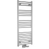 AQUALINE - ALYA vykurovacie teleso rovné 400x1188, stredové pripojenie, chróm LLS308