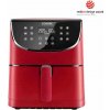 Cosori CP158-AF PREMIUM – 5.5L horkovzdušná fritéza + 5x špíz a gril. rošt, red (CP158-AF-RXR)