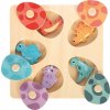small foot Dřevěné paměťové puzzle Dino