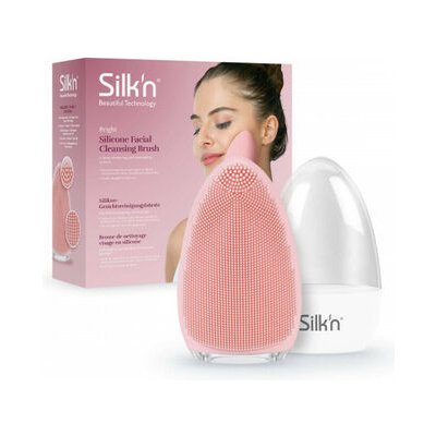 Silk#39;n Bright ružová / čistiaci prístroj na tvár / 7 rýchlostí / až 8000 vibrácií za min. (SIL-BRIGHTPINK)