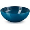 Le Creuset - servírovacia, šalátová misa 24 cm/2,2 l modro - zelená