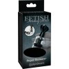 Fetish Super Suckers - prísavky na bradavky (čierne-priehľadné)