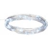 LED svetelná reťaz 40x mini LED, studená biela, IP44, medený drôt, 4,1 m
