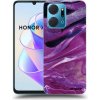 Picasee silikónový prehľadný obal pre Honor X7a - Purple glitter