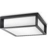 Philips myGarden - Vonkajšie svietidlo 26x26 cm, E27, antracit 915002147303