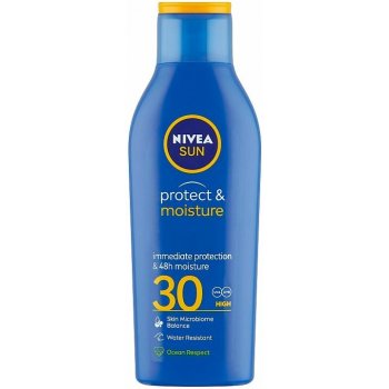 Nivea Sun Protect & Moisture opaľovacie mlieko SPF30 200 ml