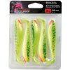 FOX Rage Zander Pro Shad Ultra UV 10cm Lemon Tiger 5ks