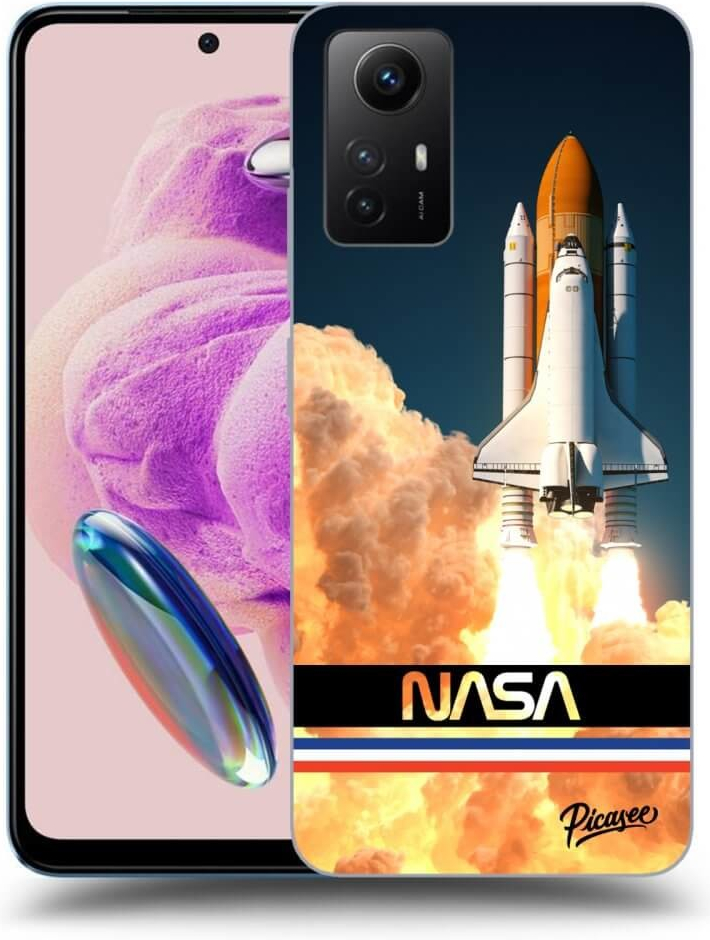 Púzdro Picasee silikónové Xiaomi Redmi Note 12S - Space Shuttle čierne