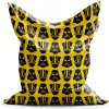 Sablio Sedací vak Star Wars Stormtrooperi Pattern na žltej - 150x100 cm