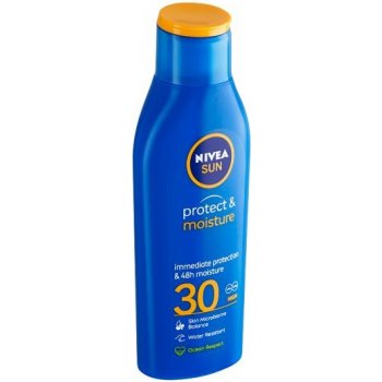 Nivea Sun Protect & Moisture opaľovacie mlieko SPF30 200 ml