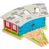 Bigjigs Rail Trojité depo s vrátami