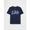 GAP Detské tričko s logom Tmavomodrá M Tmavomodrá Tmavomodrá