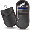 FARADAYOVA KLEC TECH-PROTECT KLR100 POUCH KEYLESS RFID SIGNAL BLOCKER CASE BLACK/RED