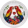 strieborná minca minca Love is precious Macaws 2025 1 Oz