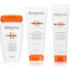 Kérastase Nutritive hydratačný šampón na vlasy 250 ml + hĺbkovo regeneračný kondicionér pre suché vlasy 200 ml + termoochranný krém pre uhladenie nepoddajných vlasov 150 ml kozmetická sada