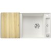 Blanco Axia III XL 6 S-F s excentrom, s drevenou doskou biela 523523
