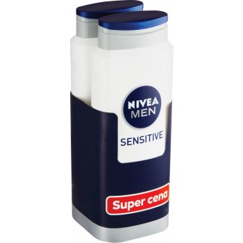 Nivea Men Sensitive sprchový gél 2 x 500 ml darčeková sada