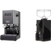 Gaggia New Classic E24, grey + Eureka Mignon Turbo, BL black