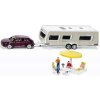 SIKU Super - Osobné vozidlo s obytným prívesom, 1:55, 10432542