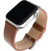 FIXED Leather Strap pre Apple Watch 42/44/45 mm hnedý FIXLST-434-BRW