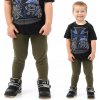 Legíny chlapčenské Dlhé legíny LAEMI 495 Khaki 110