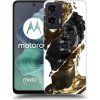 Picasee ULTIMATE CASE pro Motorola Moto G35 5G Black Gold