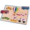 Bigjigs Toys Vkládací puzzle dopravní prostředky