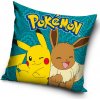 Carbotex Obliečka na vankúšik Pokémon Pikachu a Eevee
