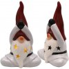 LED figurka Saska garden Mikuláš 13,5x8,5x20,5 cm