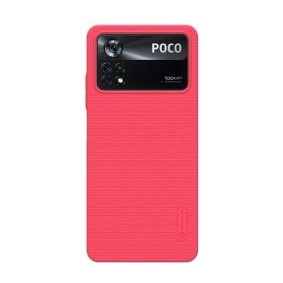 Puzdro Xiaomi Poco X4 Pro 5G NILLKIN Super Frosted červená farba