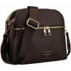 Čokoládová crossbody kabelka Peterson – elegantná. priestranná a dokonale organizovaná