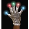 Disco RGB Rukavice - strieborné