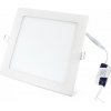 LED vstavané stropné svietidlo 12W 230V 860lm 172x172x20mm teplá biela