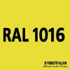 RAL 1016 akrylová auto farba lesklá alebo matná 1 liter + tužidlo + riedidlo (RAL1016 SULFUR YELLOW originálny odtieň akrylovej farby s lakom ( ČSN6202 ))