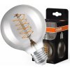 Dekoratívna LED žiarovka G80 Sphere E27 7,8W = 30W 360lm 1800K Warm 320° Smoke Filament Dimmable Vintage 1906 Osram